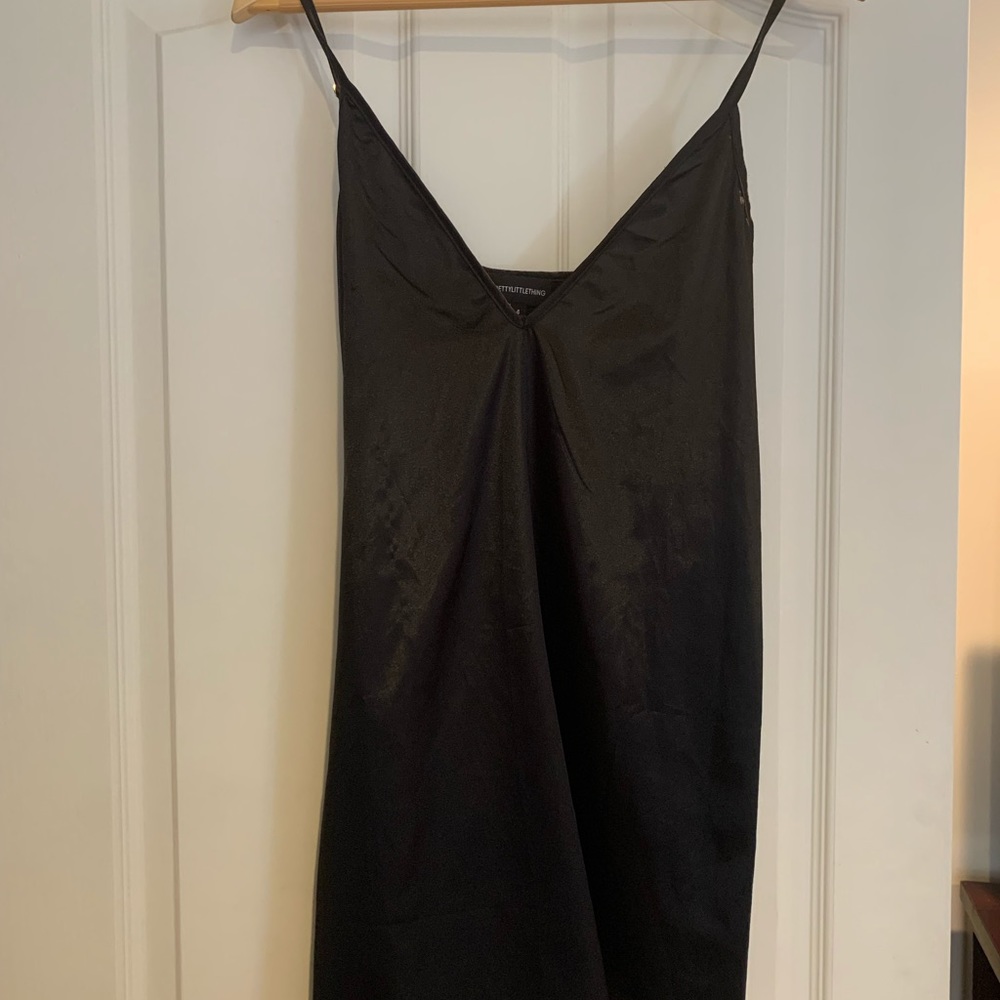 Prettylittlething silk slip dress